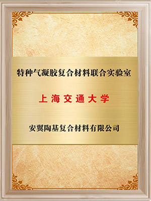 上海交通大學-特種氣凝膠復合材料聯(lián)合實驗室